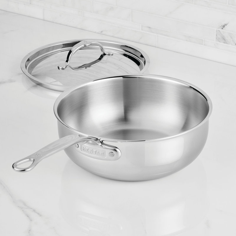 Probond® Luxe 3.5-quart Professional Clad Stainless Steel Essential Pan With Lid