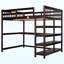 Lit mezzanine double avec lattes en bois massif Gobrias par Harriet Bee-1402208520
