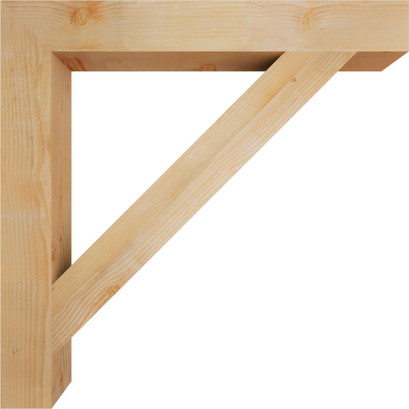 Support de bloc traditionnel, H 48 po x l 6 po x P 48 po, Douglas (sciage brut)