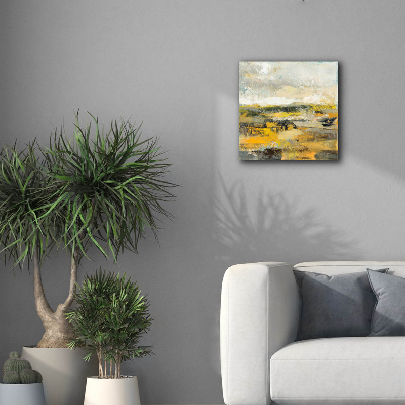  «Avant le printemps 1» par Silvia Vassileva, art mural sur toile, 18 po x 18 po
