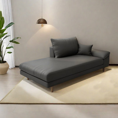 Modern luxury faux leather sponge recliner