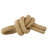Toscani Paper Woven Knot Decorative Brown Sculpture Set