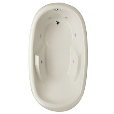 Baignoire encastrée en acrylique 71,5 po x 40 po Designer