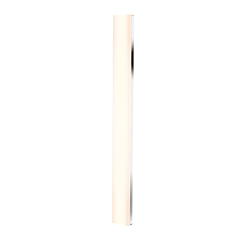 Éclairage pour meuble-lavabo à DEL - extra large - chrome poli, H 48,5 po x l 4,5 po x P 0,75 po
