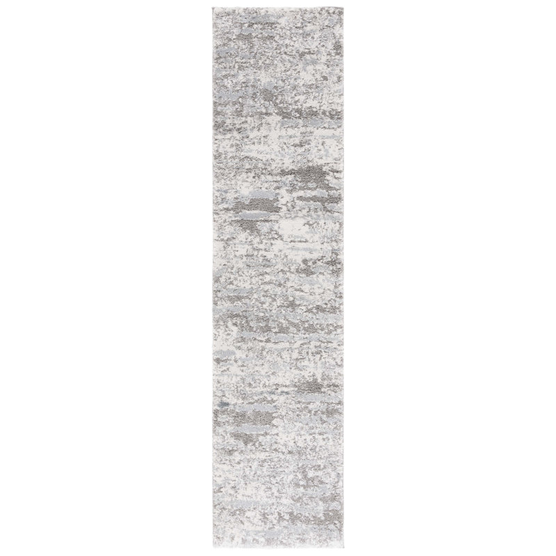 Bobbielee Performance Abstract Rug, Runner 2' x 8'