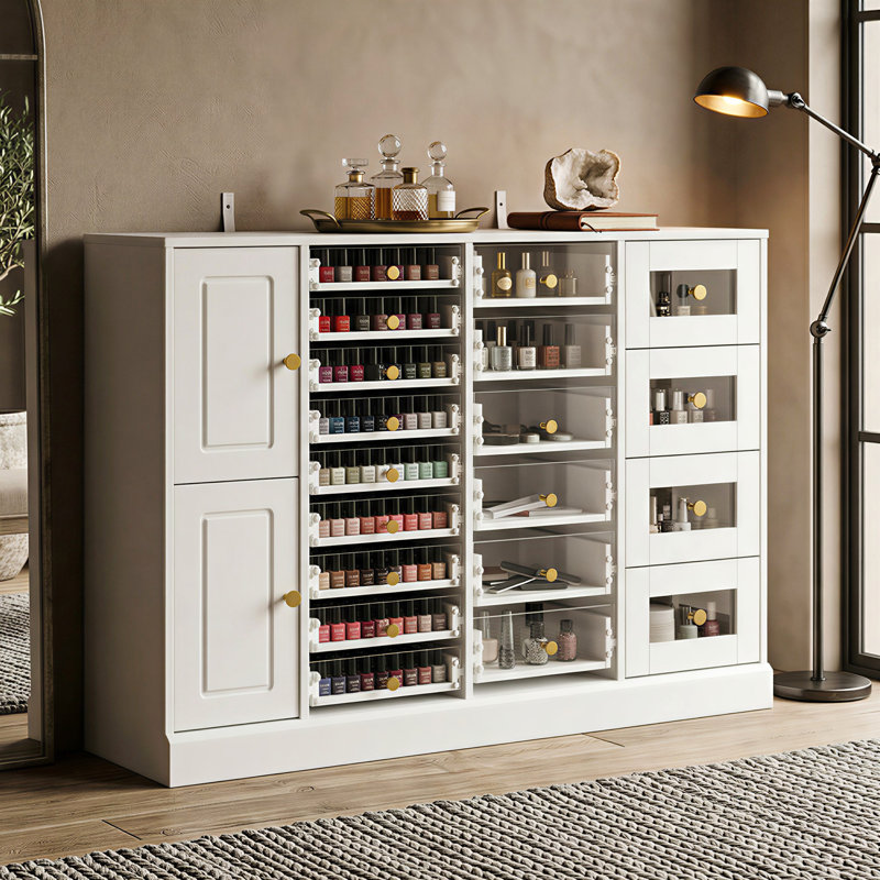 Modern Cabinet For Nail Polish And Cosmetics