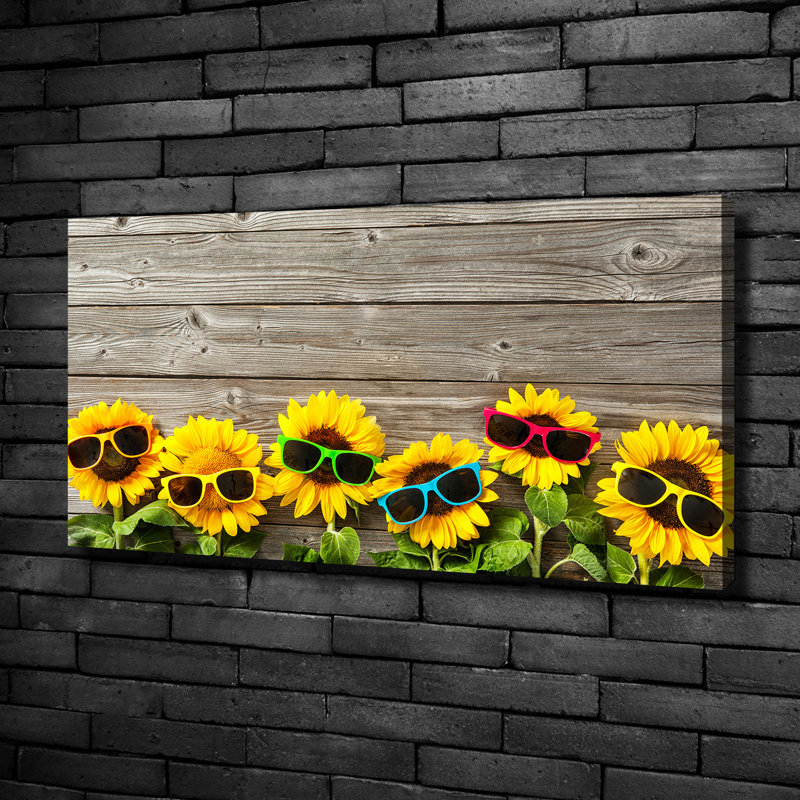Sunflowers - No Frame Print on Canvas