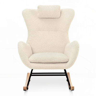 Rocking Chair,Teddy Upholstered Rocker by George Oliver