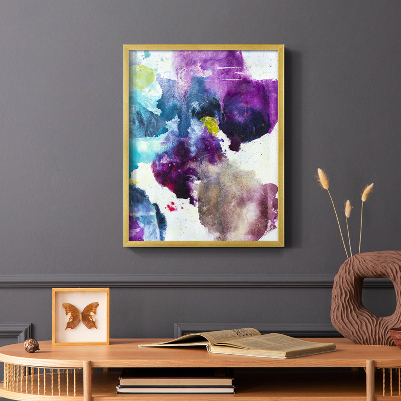 Dreaming II Framed Print - Solid Wood, Gold, 14" H x 11" W