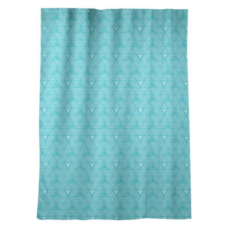 Jordao Room Darkening Curtain Single Panel, Teal