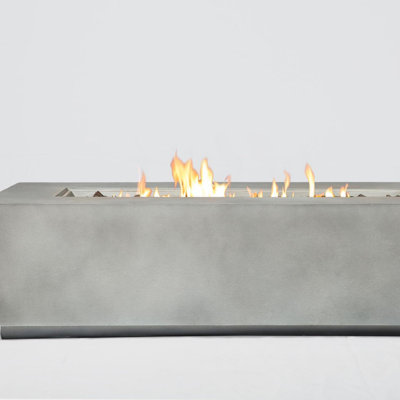 Concrete Propane Outdoor Fire Pit Table