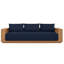 Beja Luxe Sofa - Silver-45489752