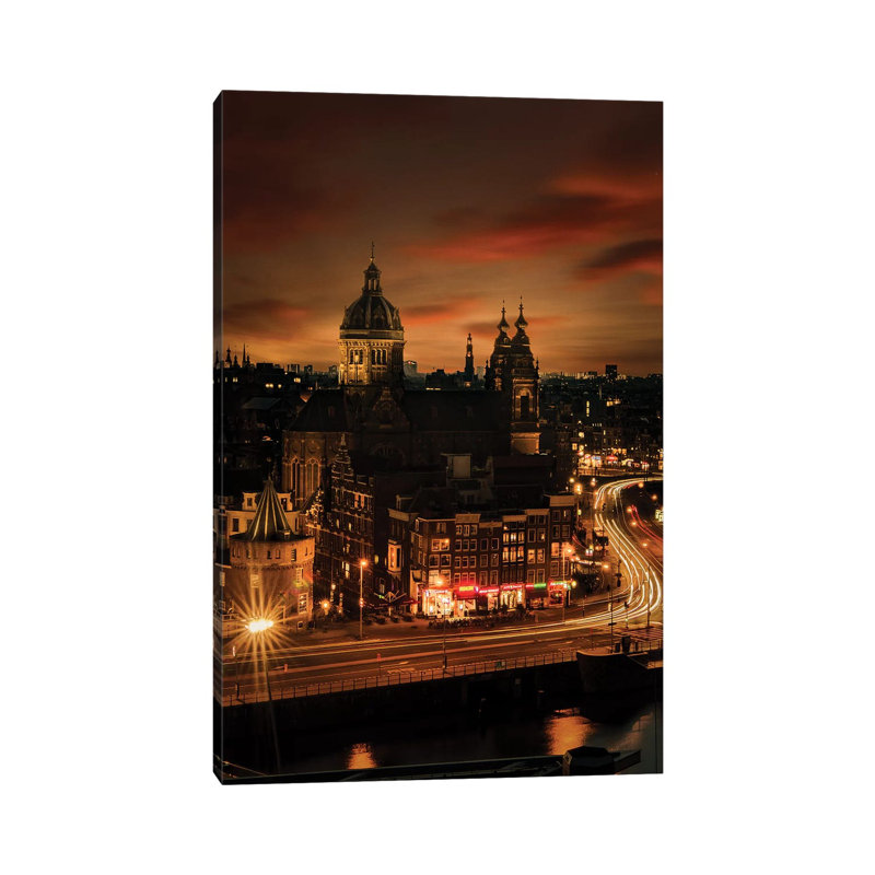 Amsterdam, 10 Sec. by Enzo Romano - Gallery-Wrapped Canvas Giclée on Canvas, Canvas, 66.04 cm H x 45.72 cm W x 1.91 cm D