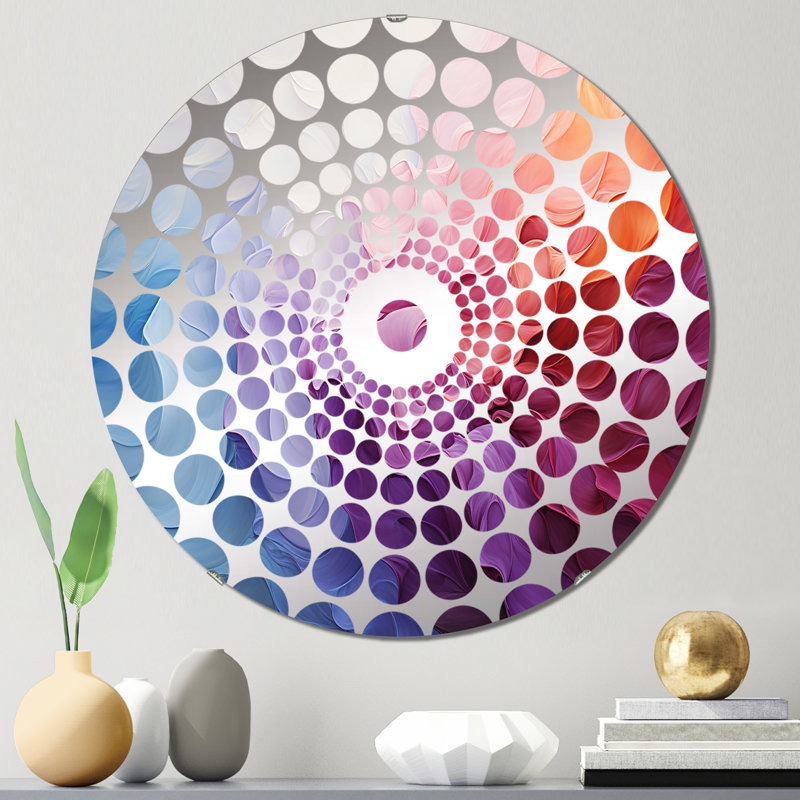 Bobina - Concentric Circles Decorative Mirror, 31.4" x 31.4"