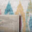 Dostie Geometric Ivory/Blue Area Rug-498652375