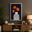 Flowers In Spotted Vase Modern - Print-136737149-136737152
