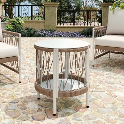 Table d'appoint d'extérieur 17,32 po Bohemian Garden