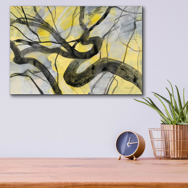 Art mural en verre «Tw torsé» par Albena Hristova, H 12 po x l 16 po x P 0,13 po