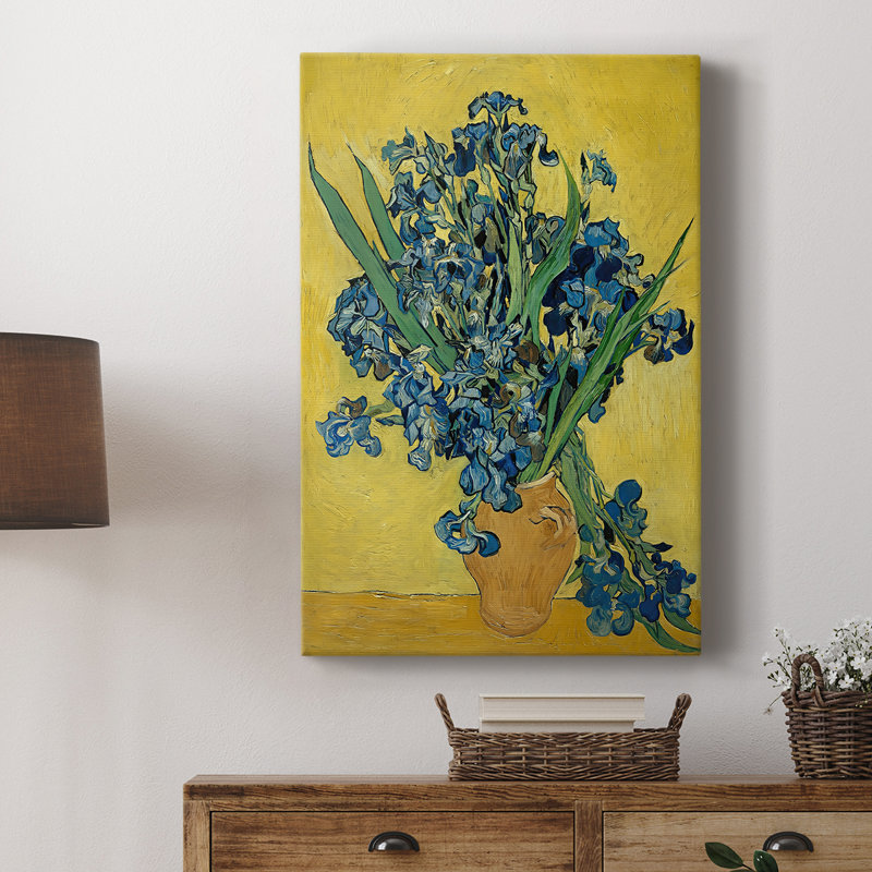 Iris - Toile tendue avec châssis par Vincent van Gogh, 12 x 18