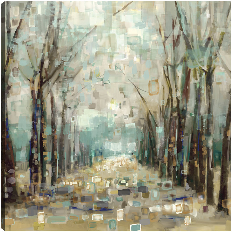 «Through the Trees» par Studio Arts, reproduction d'art sur toile, Toile tendue, H 41 po x l 41 po x P 1,5 po