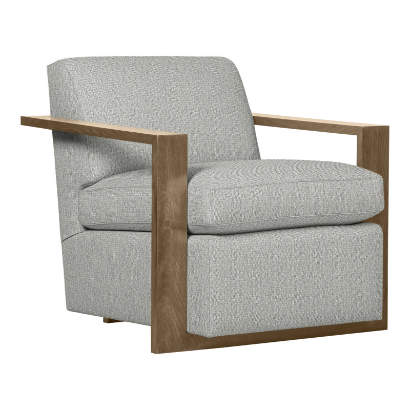 Thom Filicia Home 32" Wide Upholstered Armchair, Hampton, Tarbee Dove