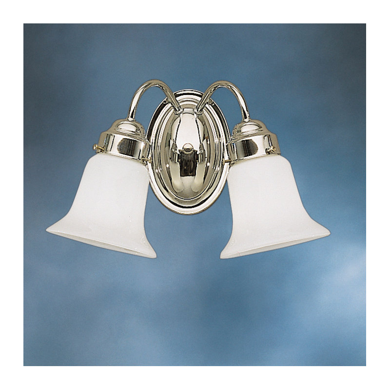 Éclairage pour salle de bain 2 lumières Rubie, Chrome