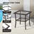 9 - Person Outdoor Wicker Patio Conversation Furniture Set With Swivel Chairs-461267140