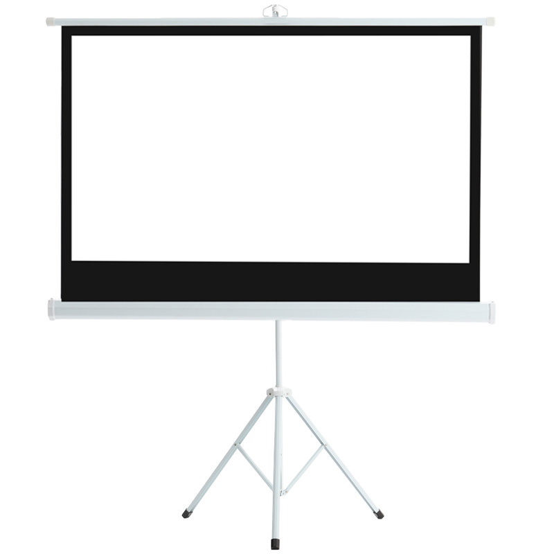 Borkowski White Portable Projection Screen, 250cm H x 221cm W x 19cm D