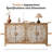 Wooden Burgoyne with 4 Doors