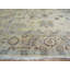 Tapis de la zone en laine beige/bleu 8 pi x 9 pi 11 po one-of-kind à la main noué la Josephson