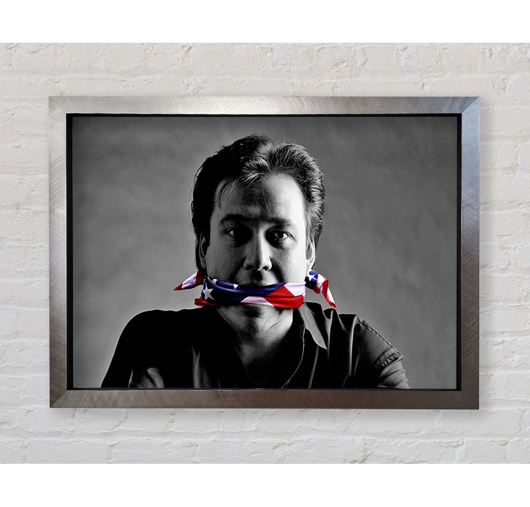 Bill Hicks Flag Gag - Einzelner Bilderrahmen Kunstdrucke