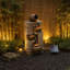 Polystone Solar Fountain with Light