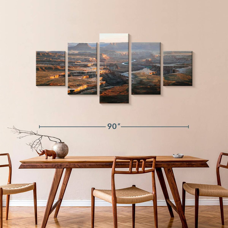 Great River, 42" H x 92" W