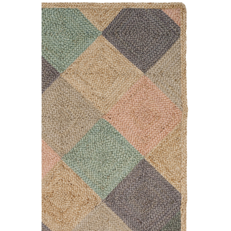 Tapis intérieur / extérieur en fibre naturelle Gigi, Carré 6 pi