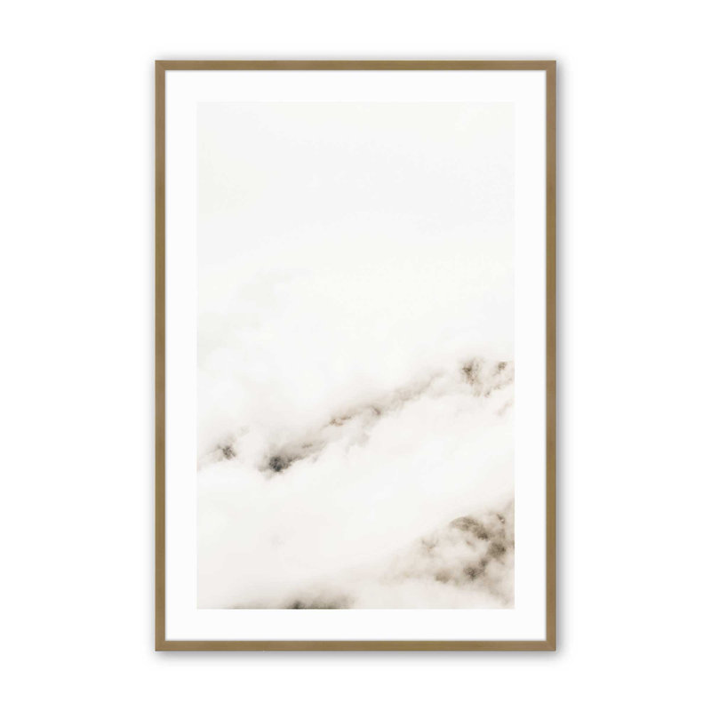 «Hazy Horizons I», reproduction, Cadre doré brossé, H 21,25 po x l 17,25 po x P 1,25 po