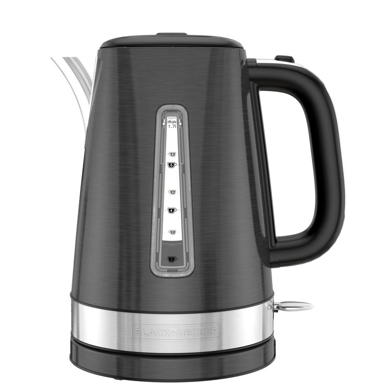 Bouilloire électrique en acier inoxydable sans cordon black & decker 1,8 qt.