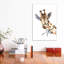 Girafe avec nœud par Mercedes Lopez Charro - impression d'art graphique-52801573-52801589