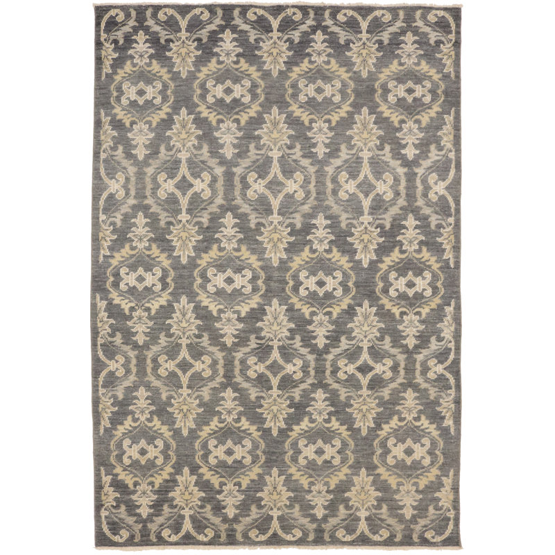 Elayjah Performance Wool Floral Indoor Rug