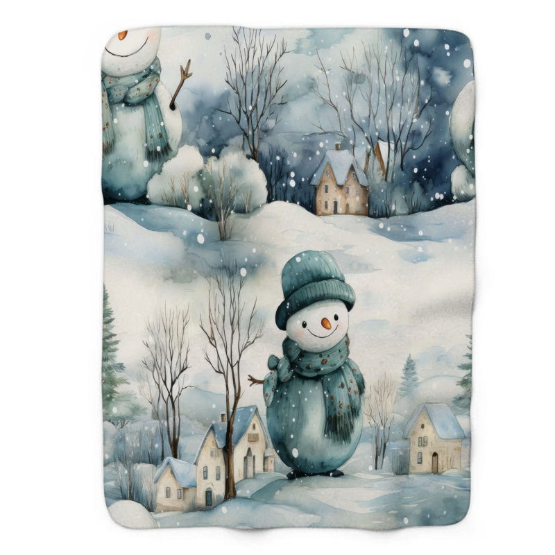 Snow Pal - 1 Piece Premium Blanket, 60" W x 80" L