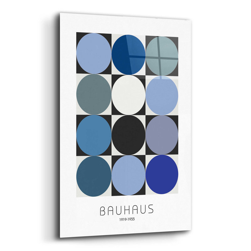 Bauhaus 6 sur plastique / acrylique par Design Fabrikken, H 24 po x l 16 po x P 0,2 po