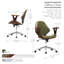Barri Faux Leather Mid-Century Office Chair-372536406