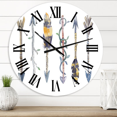Horloge murale bohème et éclectique