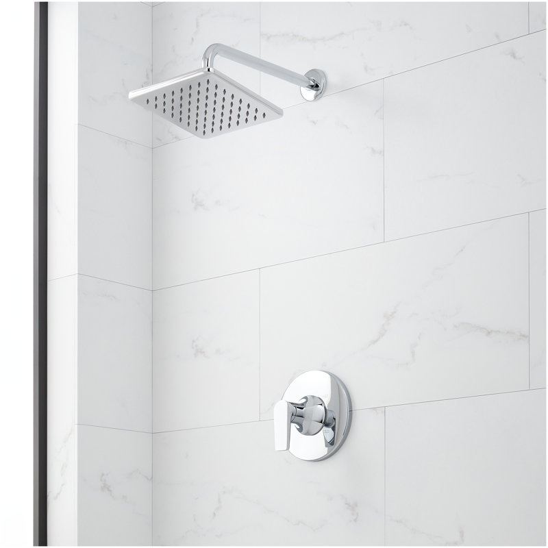 Berwyn Pressure Balance Shower System - Chrome, Chrome