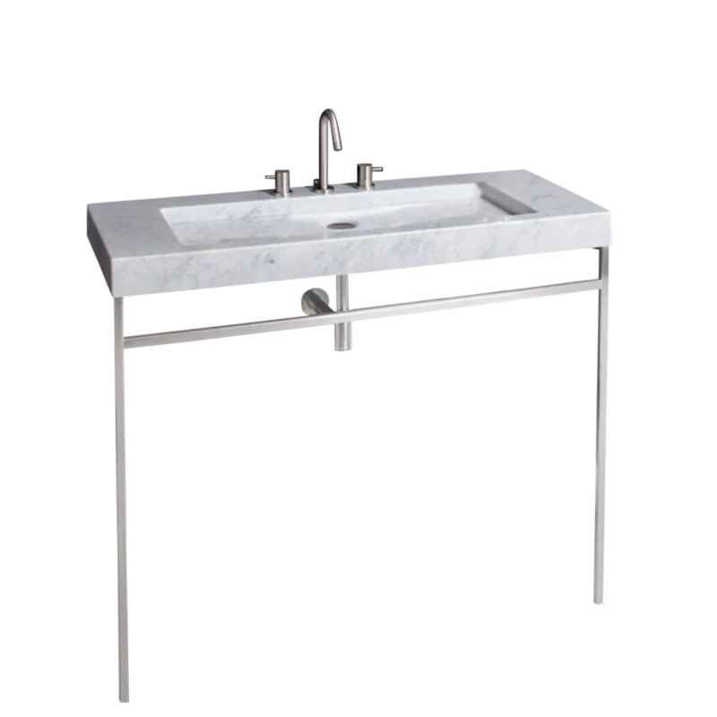 Aquastand Sink Stand Only, Polished Stainless Steel