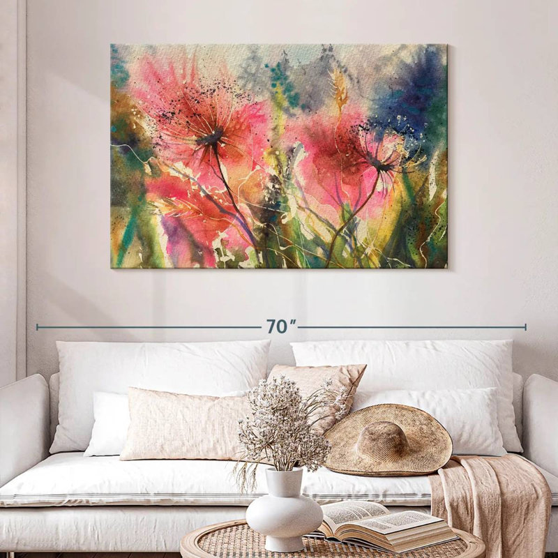 Avery Blush Forest Blooms, H 32 po x l 48 po