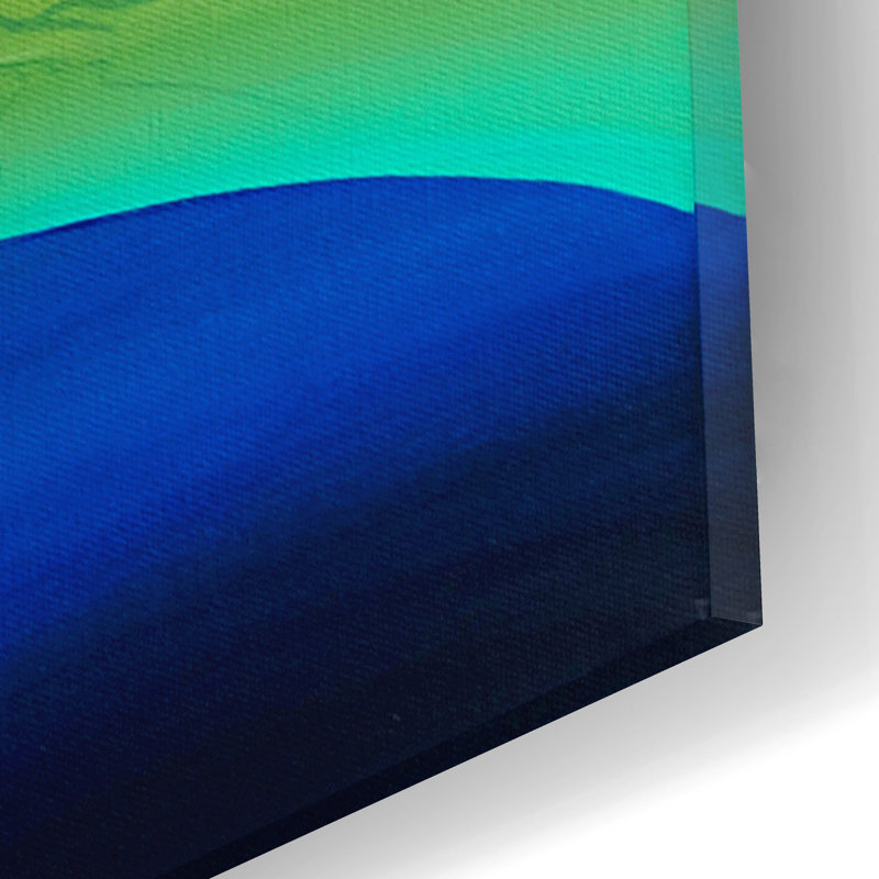 «Journey To New Beginnings» par Cindy Thornton, art en verre acrylique Wal, H 12 po x l 16 po x P 0,13 po