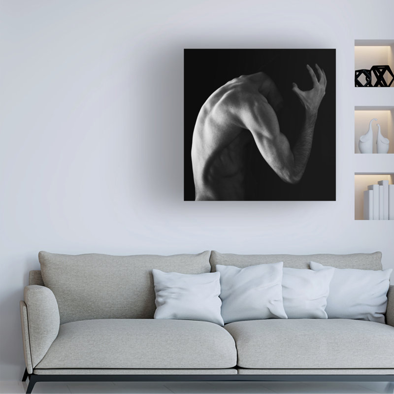 Bobby Kostadinov Into Black Canvas Art, 18" H x 18" W
