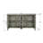 60'' Rounded Design Elements Throughout The Sideboard Including Tabletop