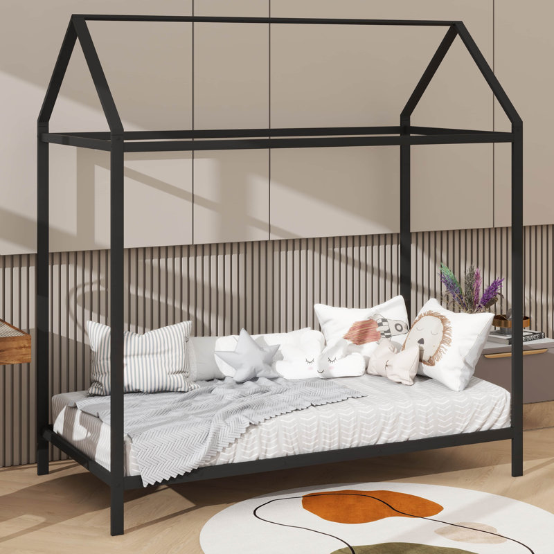 Lit plateforme Cozy, Noir