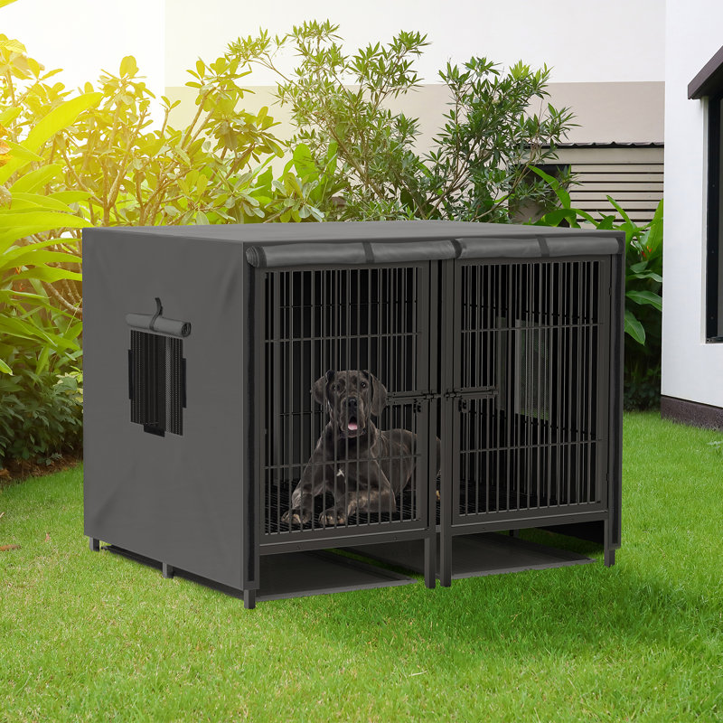 Dziedzic 52" Pet Cage with Waterproof Cover
